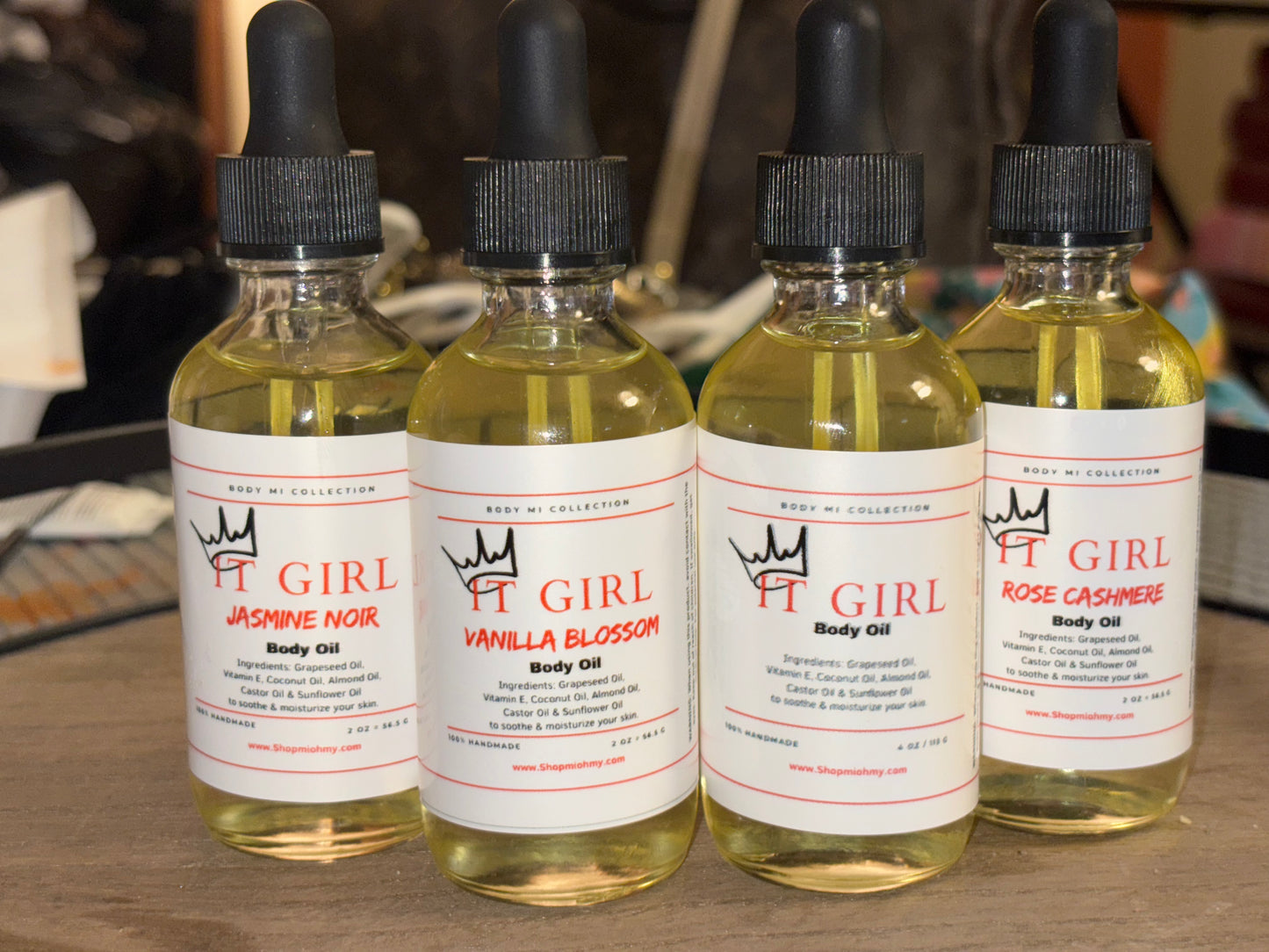 It Girl Body Oil  "Quad Pack"